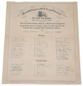 ADVERTISING CIRCULAR FOR ENGRAVING OF SENATE IMPEACHMENT VOTE FOR PRESIDENT ANDREW JOHNSON