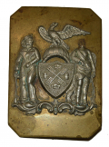 PRE-CIVIL WAR NEW YORK MILITIA BREAST PLATE