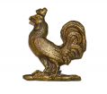 “EVERY COCK FIGHTS BEST ON HIS OWN DUNGHILL!” ROOSTER BADGE, 7th OHIO