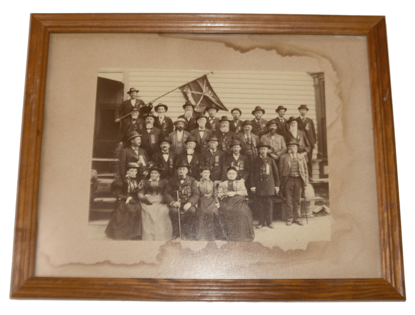 1st NEW YORK DRAGOONS REUNION PHOTO – 1897 GAR NATIONAL CONVENTION, BUFFALO, NY