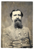POST-WAR UNMOUNTED SILVER PRINT OF GENERAL THOMAS HART TAYLOR, FROM A RICHMOND PHOTOGRAPHER, GEORGE S. COOK & SONS
