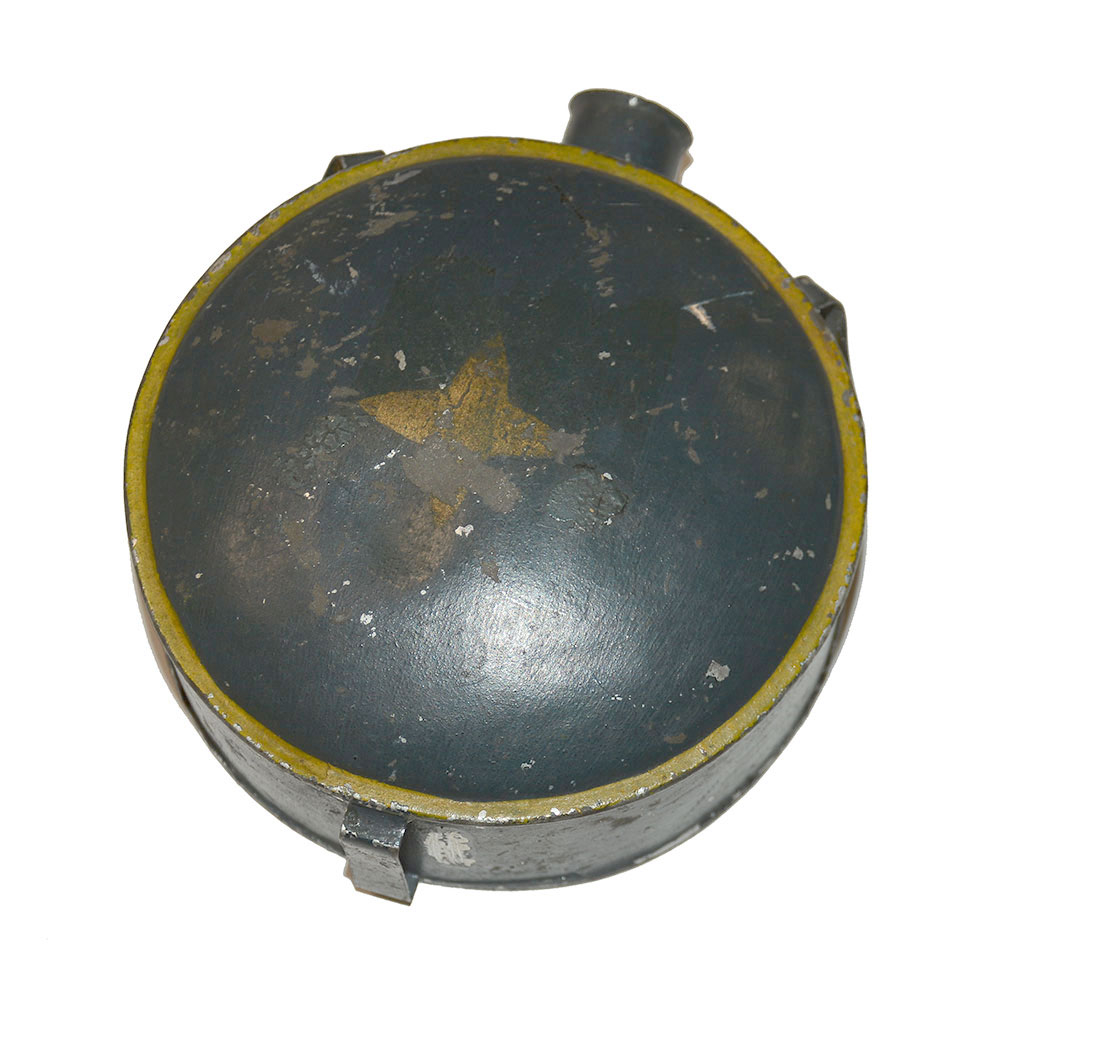 PRE-CIVIL WAR MILITIA CANTEEN – PERIOD PAINT WITH STAR