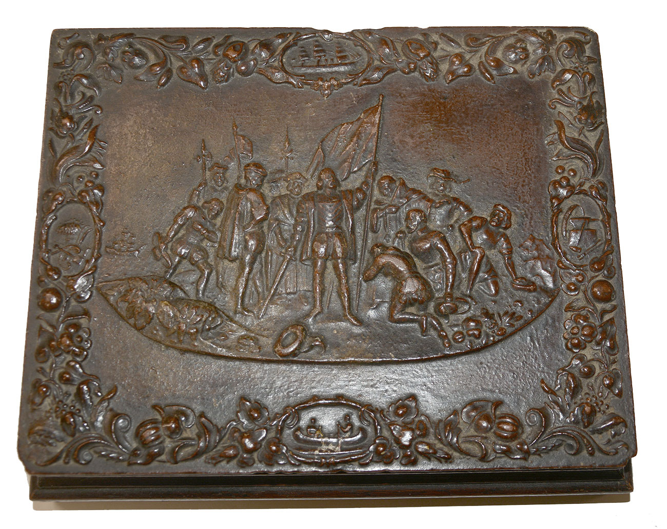 MID-1800’S GUTTA PERCHA JEWEL BOX 