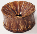SMALL ROCKINGHAM WARE SPITTOON, CIRCA 1856-1870