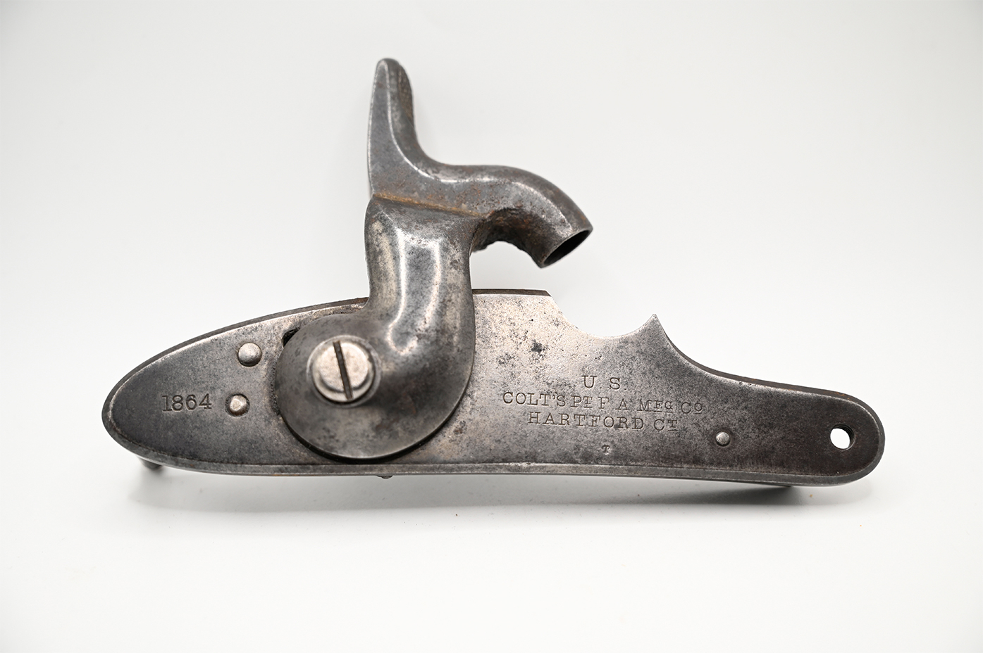 1864 DATED COLT SPECIAL MODEL 1861 CONTRACT RIFLE MUSKET LOCK