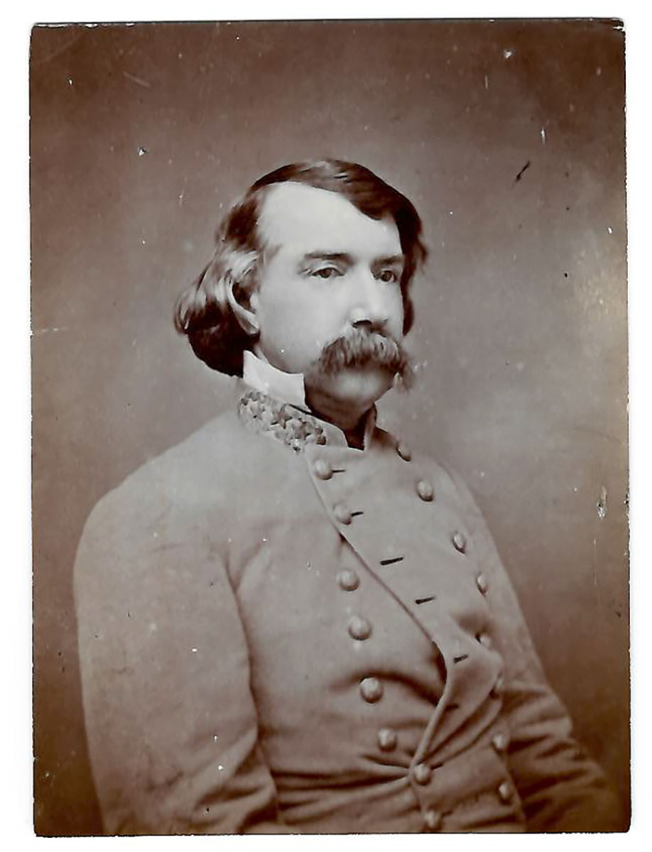 GELATIN PRINT OF CONFEDERATE GENERAL JOHN MARSHALL JONES BY RICHMOND PHOTOGRAPHER, GEORGE COOK & SONS