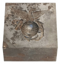 HEAVY STEEL DIE FOR M1872 MARINE CORPS CAP INSIGNIA