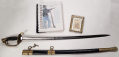 PRESENTATION AMES M1850 OFFICER’S SWORD OF LT. JOHN SYMMS (“SIMMS,”) 10th CONNECTICUT, MORTALLY WOUNDED AT THE BATTLE OF KINSTON, NC, DECEMBER 14, 1862