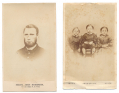 CDV PHOTOGRAPHS OF SERGEANT AMOS HUMISTON (KILLED AT GETTYSBURG) AND HIS “CHILDREN OF THE BATTLEFIELD”