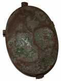 PRE-WAR MILITIA CANTEEN WITH CIVIL WAR INSCRIPTION- WEST VIRGINIA