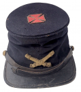 IDENTIFIED 5th CORPS ARTILLERY OFFICER’S CAP OF AUGUSTUS P. MARTIN, DIVISION AND 5th CORPS CHIEF OF ARTILLERY, WIA 1864