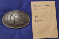 OVAL US BELT PLATE RECOVERED BY SYD KERKSIS 1960 AT HAMILTON’S CROSSING