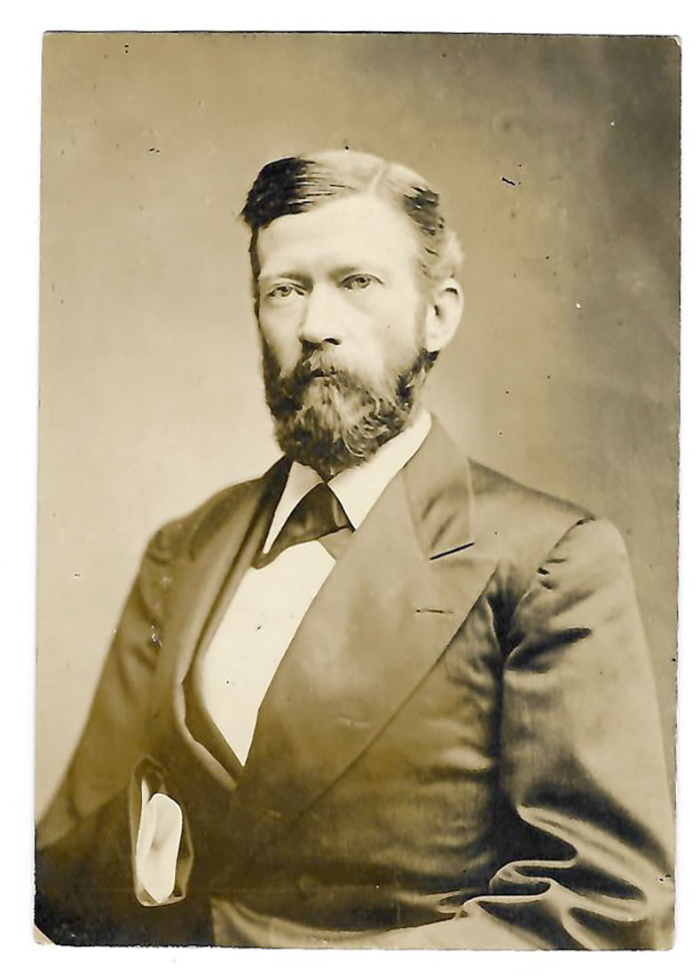 SILVER PRINT CIVILIAN VIEW OF CONFEDERATE GENERAL ROBERT DOAK LILLEY BY RICHMOND PHOTOGRAPHER, COOK & SONS