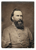 SILVER PRINT OF GENERAL JAMES LONGSTREET BY RICHMOND PHOTOGRAPHER, GEORGE COOK & SONS