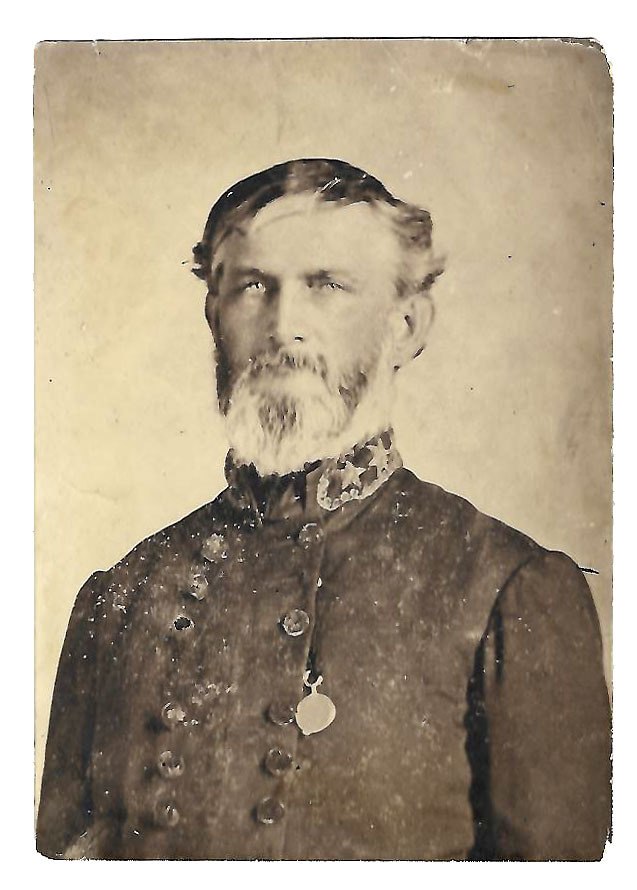 SILVER PRINT OF CONFEDERATE GENERAL LEONIDAS POLK BY RICHMOND PHOTOGRAPHER, GEORGE COOK & SONS