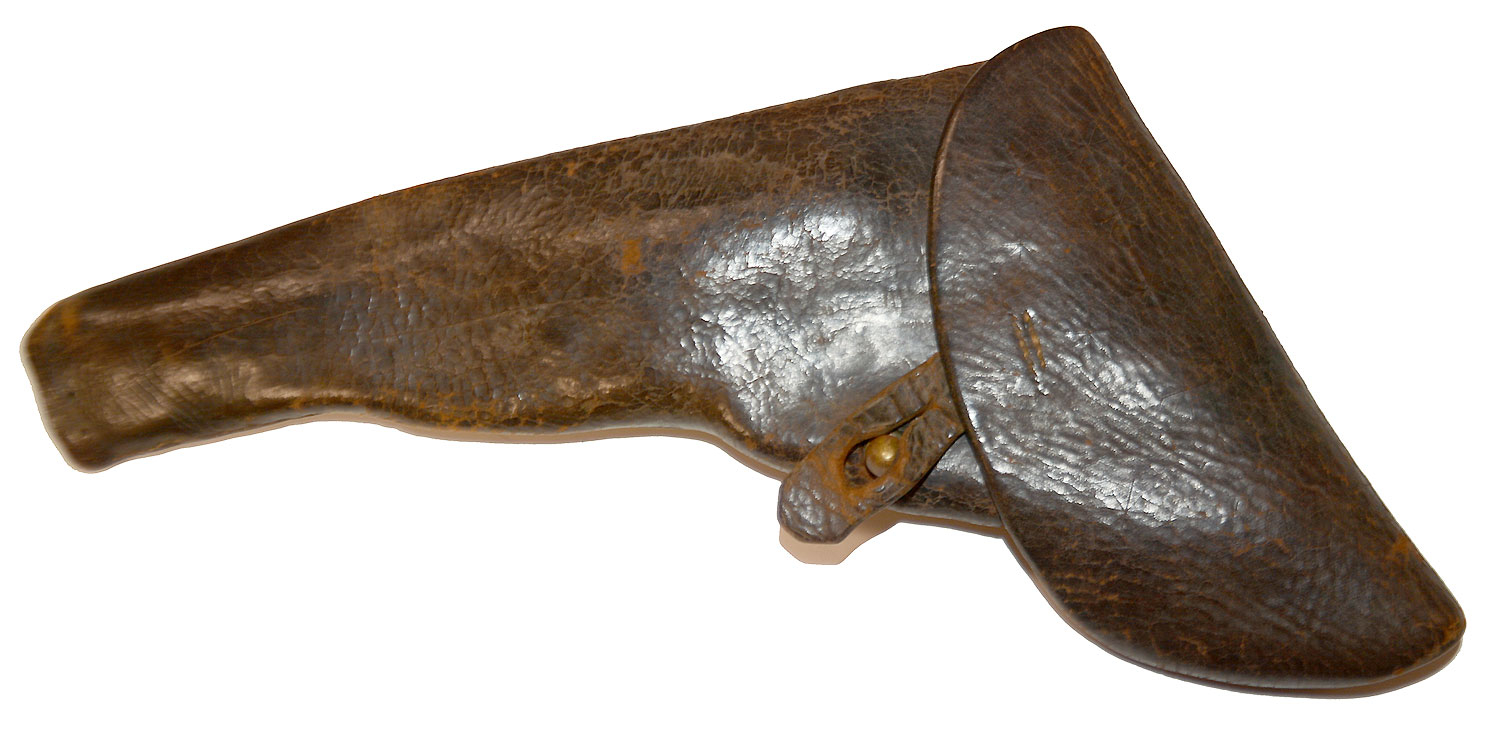 COLT DRAGOON HOLSTER WITH HAND-CUT STARS ON FLAP