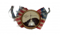 SOLDIER’S NATIONAL MONUMENT CELLULOID PHOTO BADGE 
