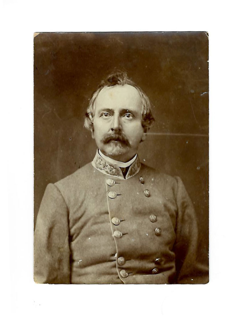 POST-WAR UNMOUNTED GELATIN PRINT OF GENERAL WILLIAM PRESTON, FROM A RICHMOND PHOTOGRAPHER, GEORGE S. COOK & SONS