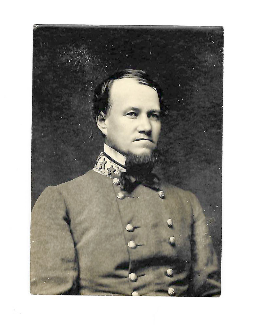 POST-WAR UNMOUNTED SILVER PRINT OF GENERAL GUSTAVUS WOODSON SMITH, FROM A RICHMOND PHOTOGRAPHER, GEORGE S. COOK & SONS