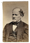 POST-WAR UNMOUNTED ALBUMEN PRINT OF NAVAL COMMANDER MATTHEW FONTAINE MAURY, FROM A RICHMOND PHOTOGRAPHER, GEORGE S. COOK & SONS