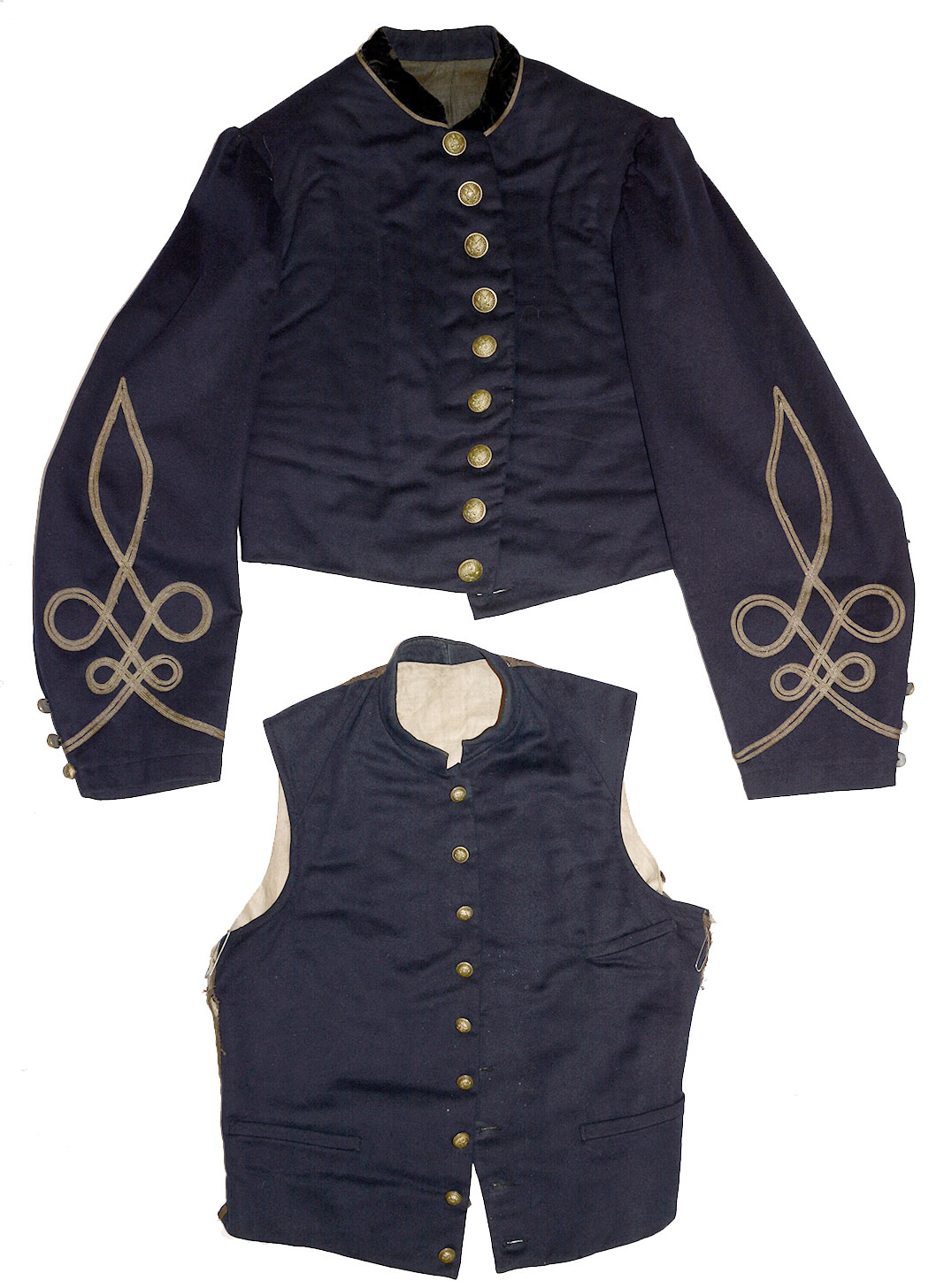 DASHING UNION CAPTAIN’S SHORT JACKET AND VEST