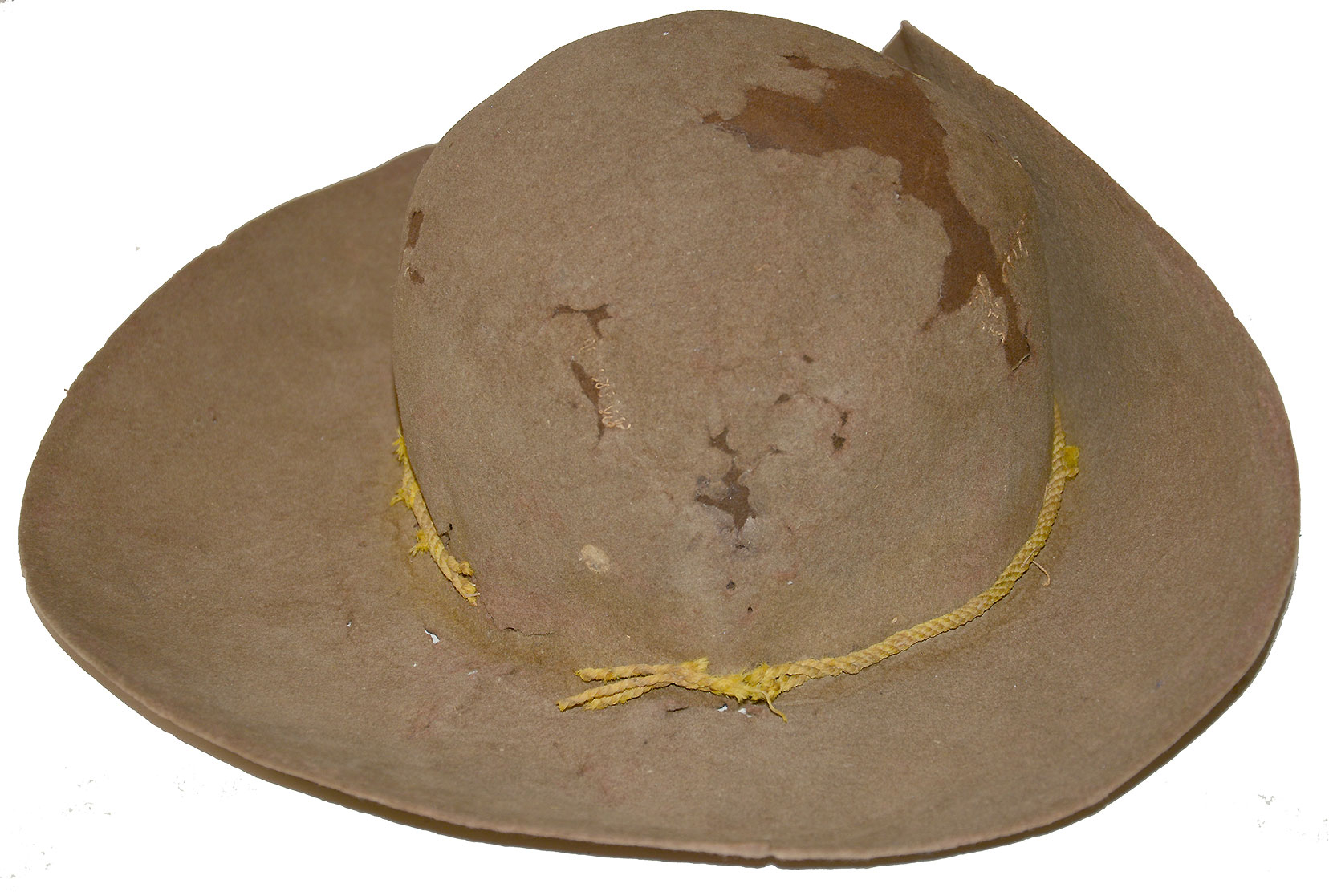 A CONFEDERATE CAVALRYMAN'S SLOUCH HAT FROM THE GETTYSBURG CAMPAIGN