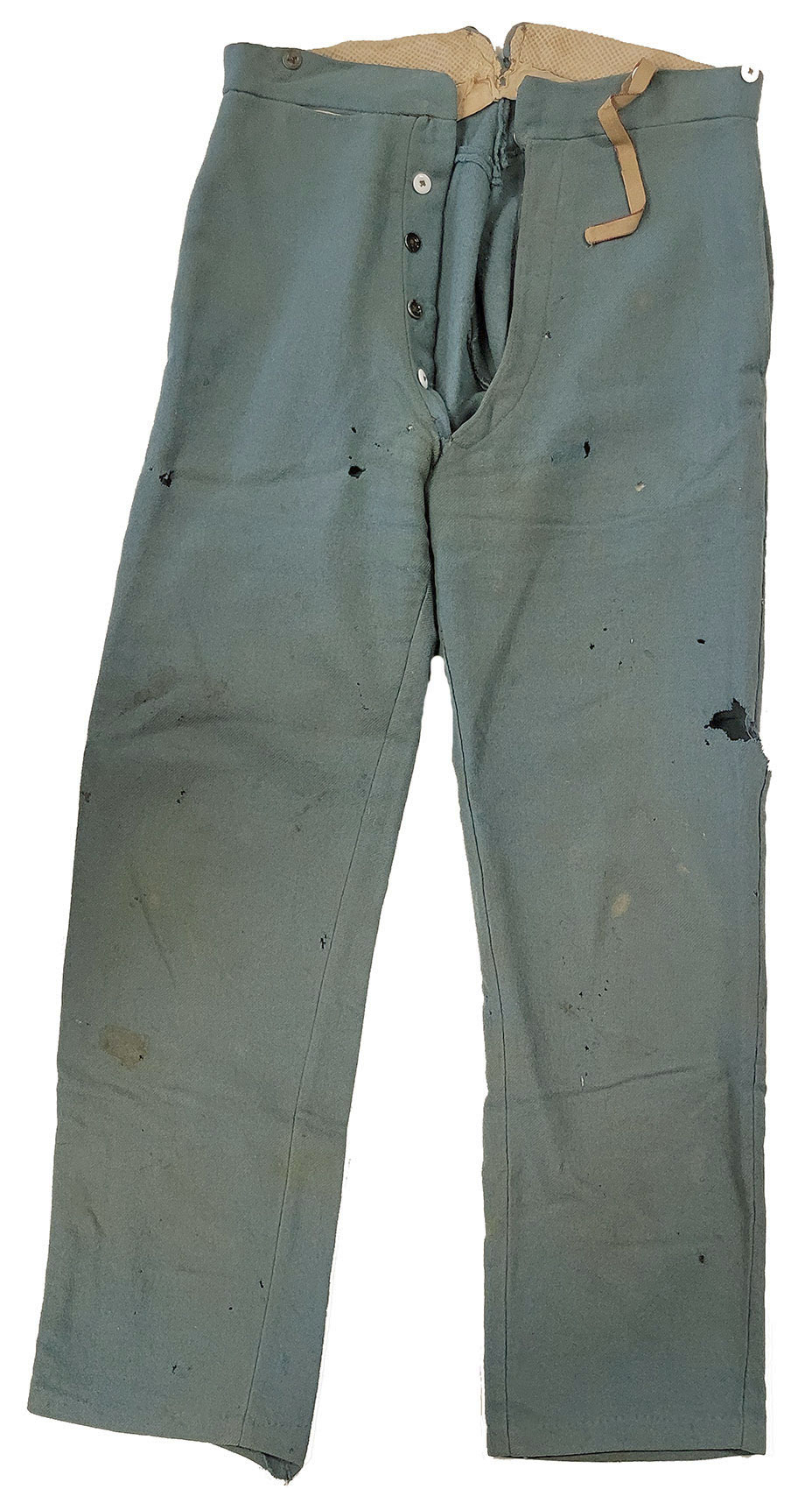 T.F. CARHART MAKER AND US INSPECTOR MARKED CIVIL WAR INFANTRY TROUSERS 