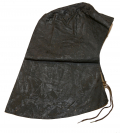 CIVIL WAR TARRED CANVAS, HAVELOCK STYLE, FORAGE CAP RAINCOVER