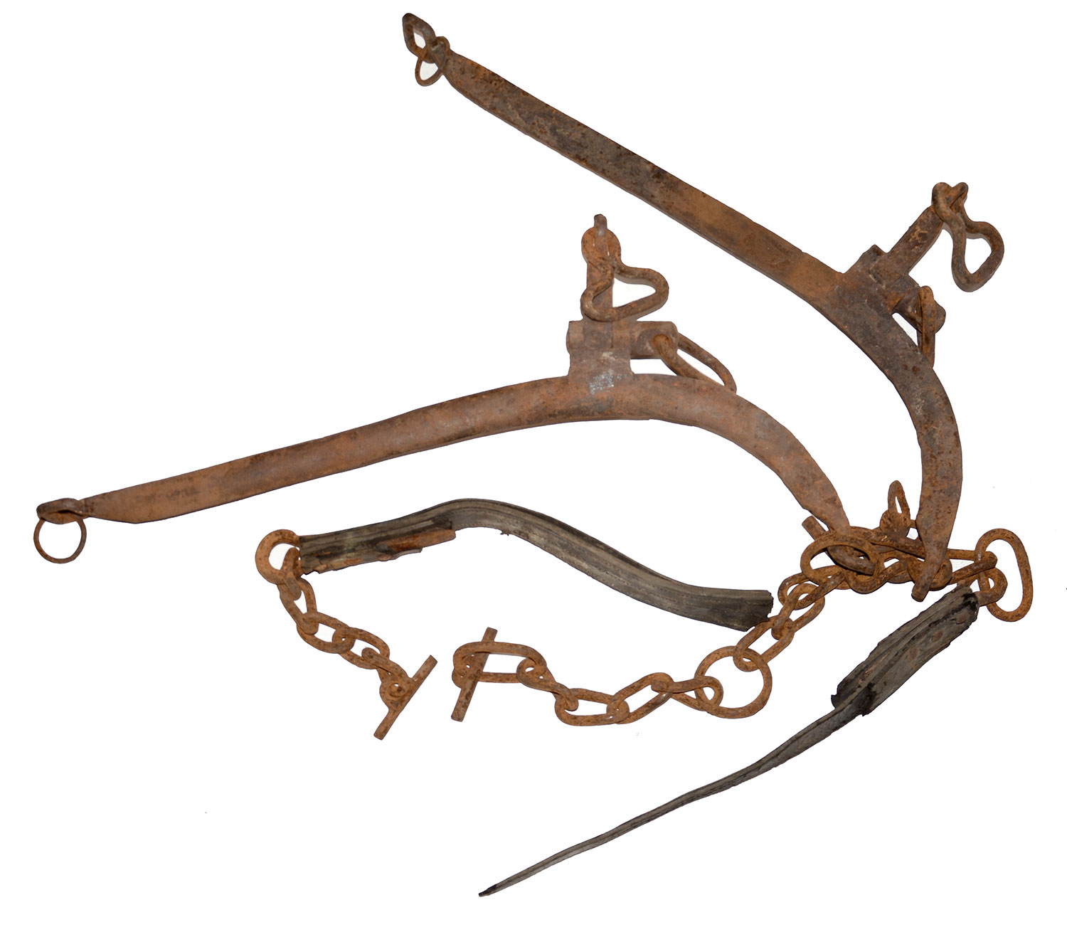 RELIC CIVIL WAR ARTILLERY HARNESS PARTS – RECOVERED FROM JAMES RIVER/CITY POINT EXPLOSION