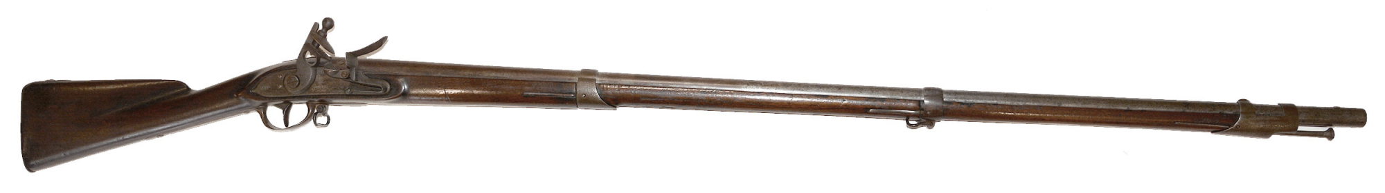 VERY GOOD ASHER AND PLINY BARTLET US 1808 CONTRACT MUSKET DATED 1811