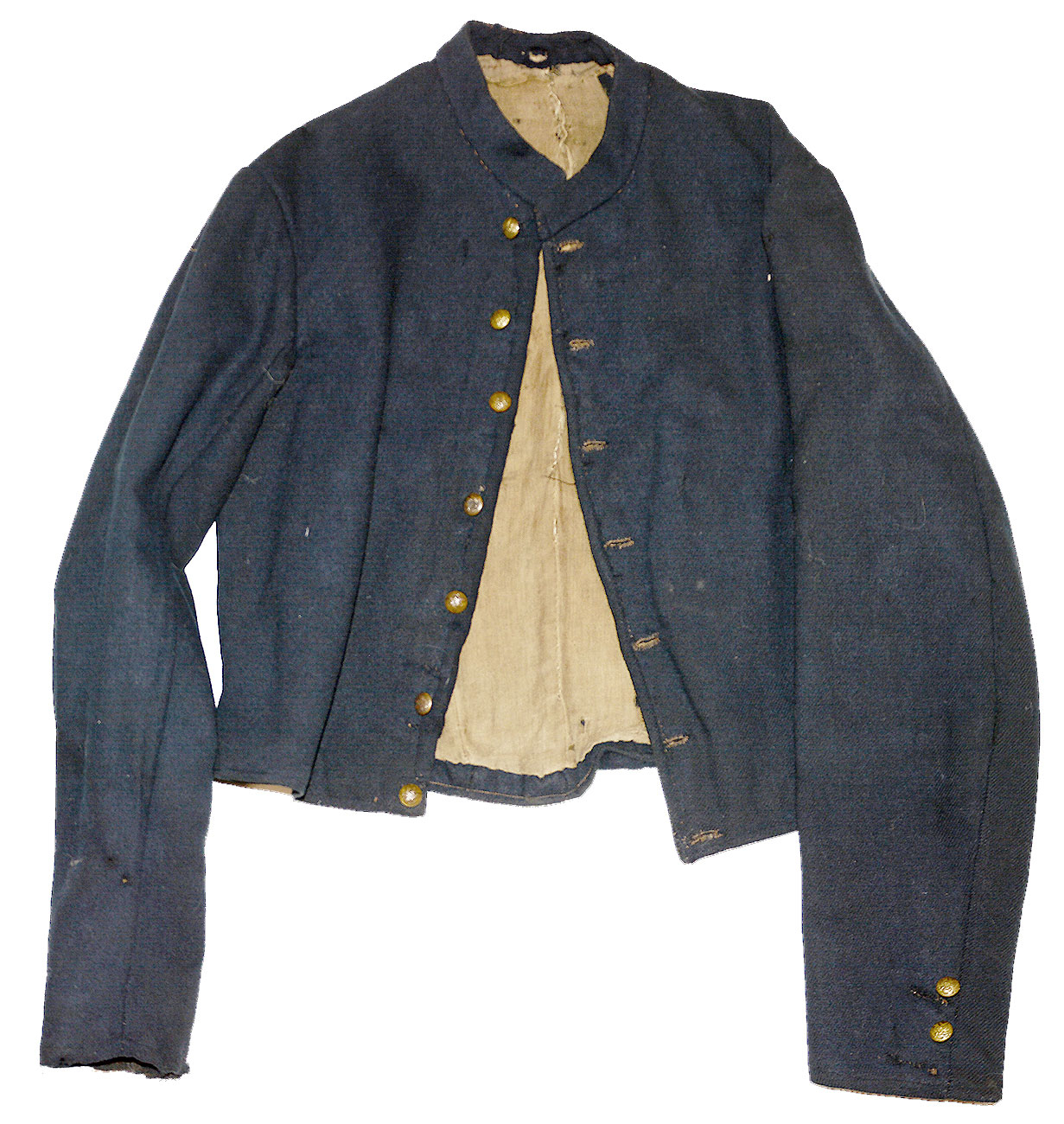 CIVIL WAR NON-REGULATION SHORT JACKET, EX-TEXAS CIVIL WAR MUSEUM