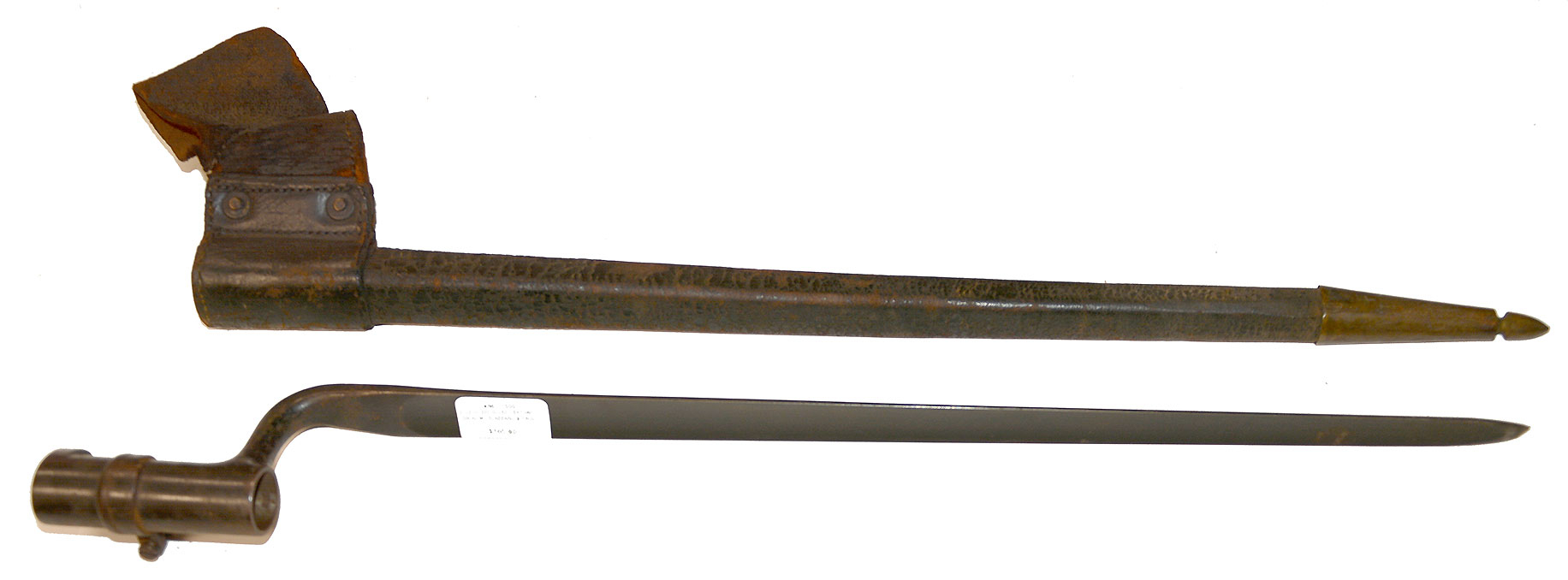 US M1855 SOCKET BAYONET WITH P1859 SCABBARD