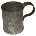 EXTRA TALL TIN CUP FROM G.A.R. POST 551, YORK SPRINGS