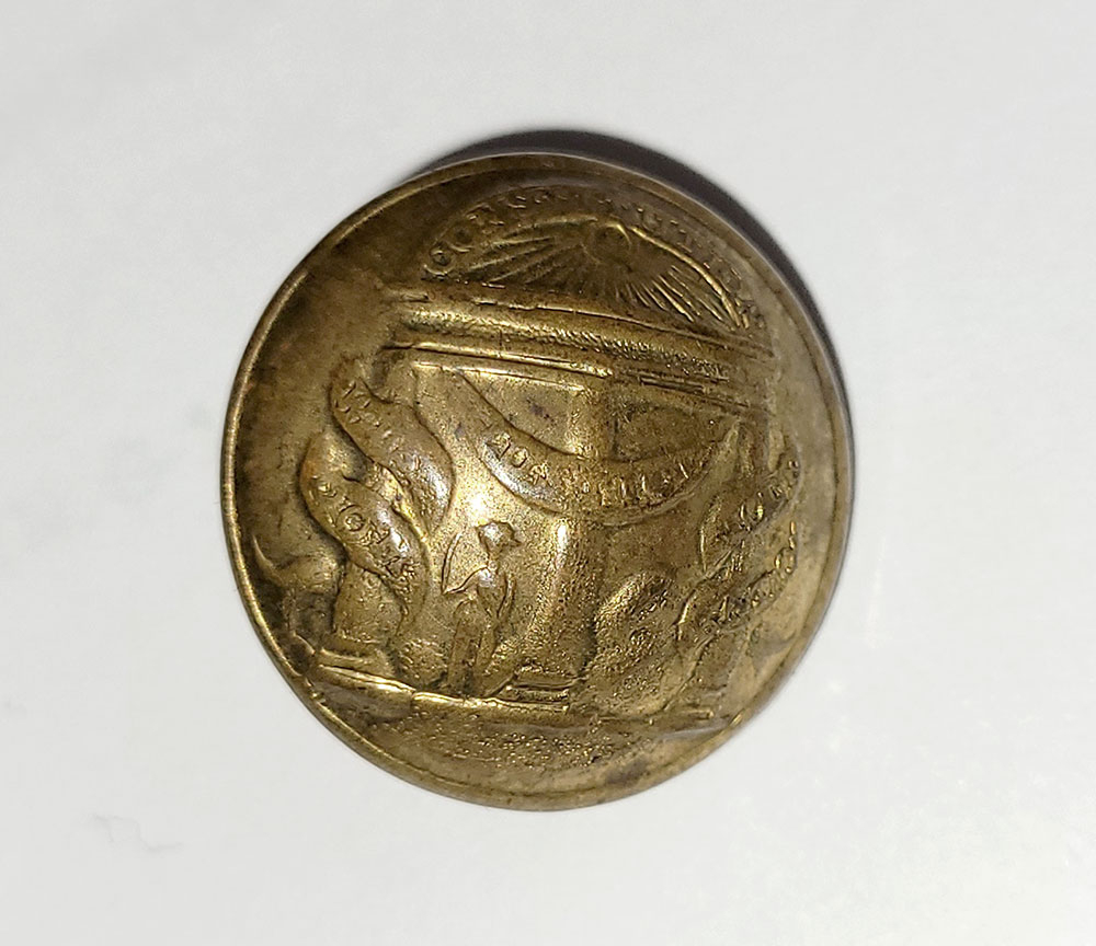 GEORGIA STATE SEAL COAT BUTTON