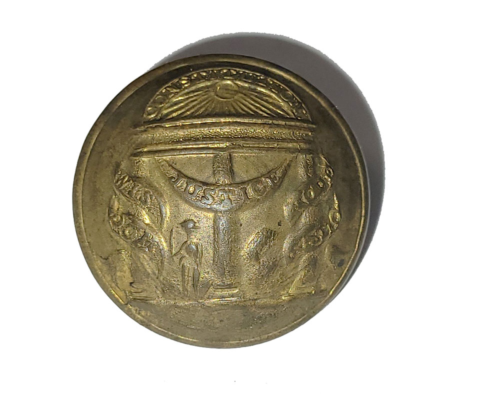 GEORGIA STATE SEAL COAT BUTTON