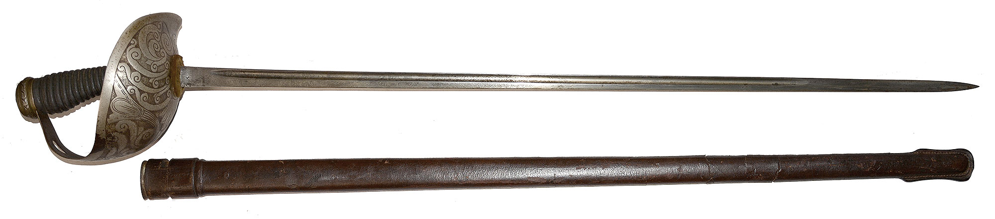 A RARELY SEEN BRITISH WORLD WAR ONE CAVALRY OFFICER'S SABER