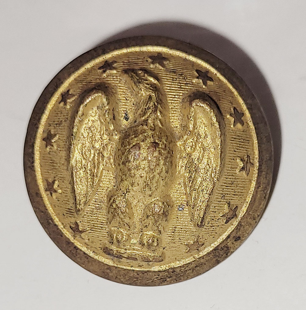 CONFEDERATE OFFICER’S COAT BUTTON