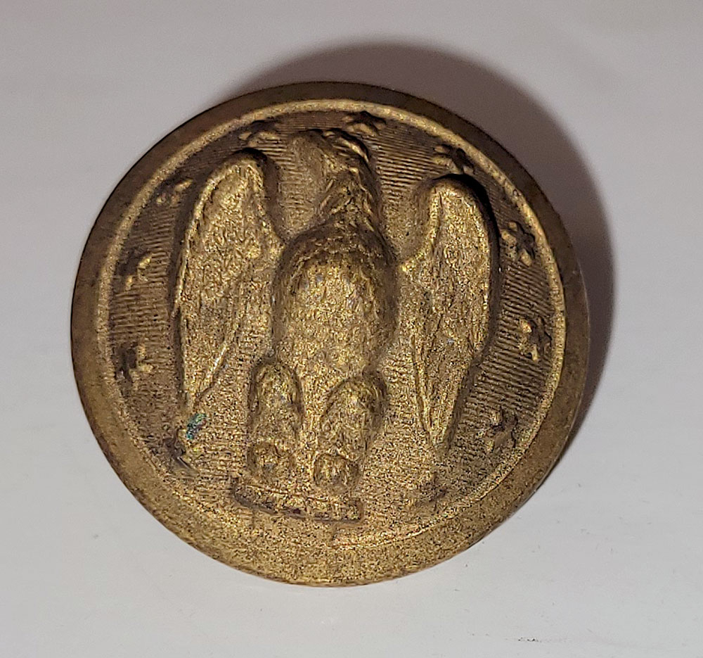 CONFEDERATE OFFICER’S COAT BUTTON