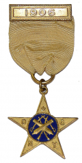 1906 NEW YORK VETERAN’S BADGE