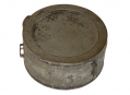 US MILITIA TIN CANTEEN MADE TO IMITATE A WOOD PATTERN 1830s – 1840s