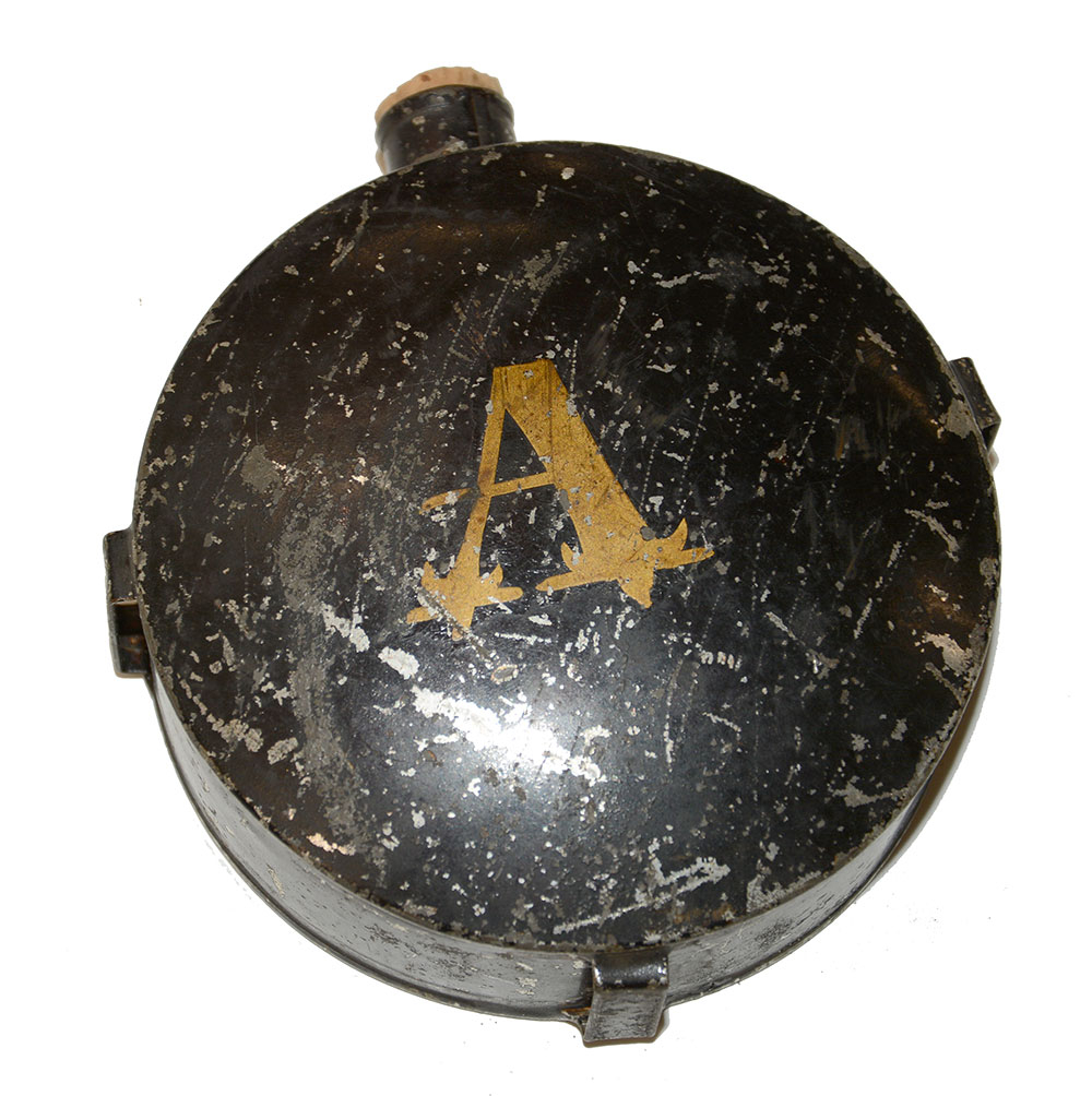 PAINTED TIN DRUM US MILITIA CANTEEN 1830s – 1840s