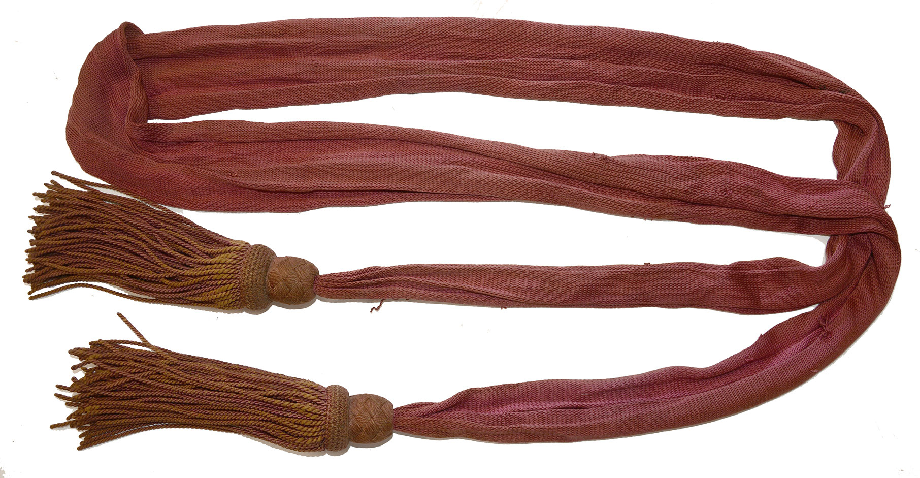 CIVIL WAR CRIMSON OFFICER’S SASH 