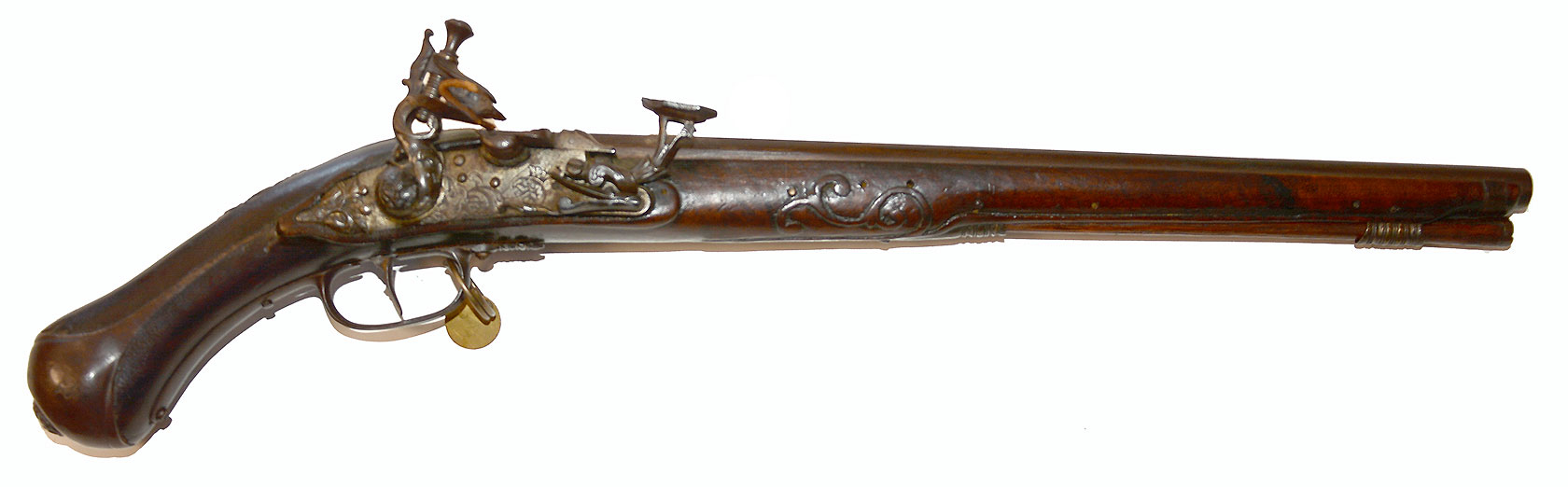 FINE ITALIAN SNAPHAUNCE BELT PISTOL CA. 1675