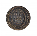 RELIC -- CIVIL WAR CONNECTICUT STATE SEAL BUTTON