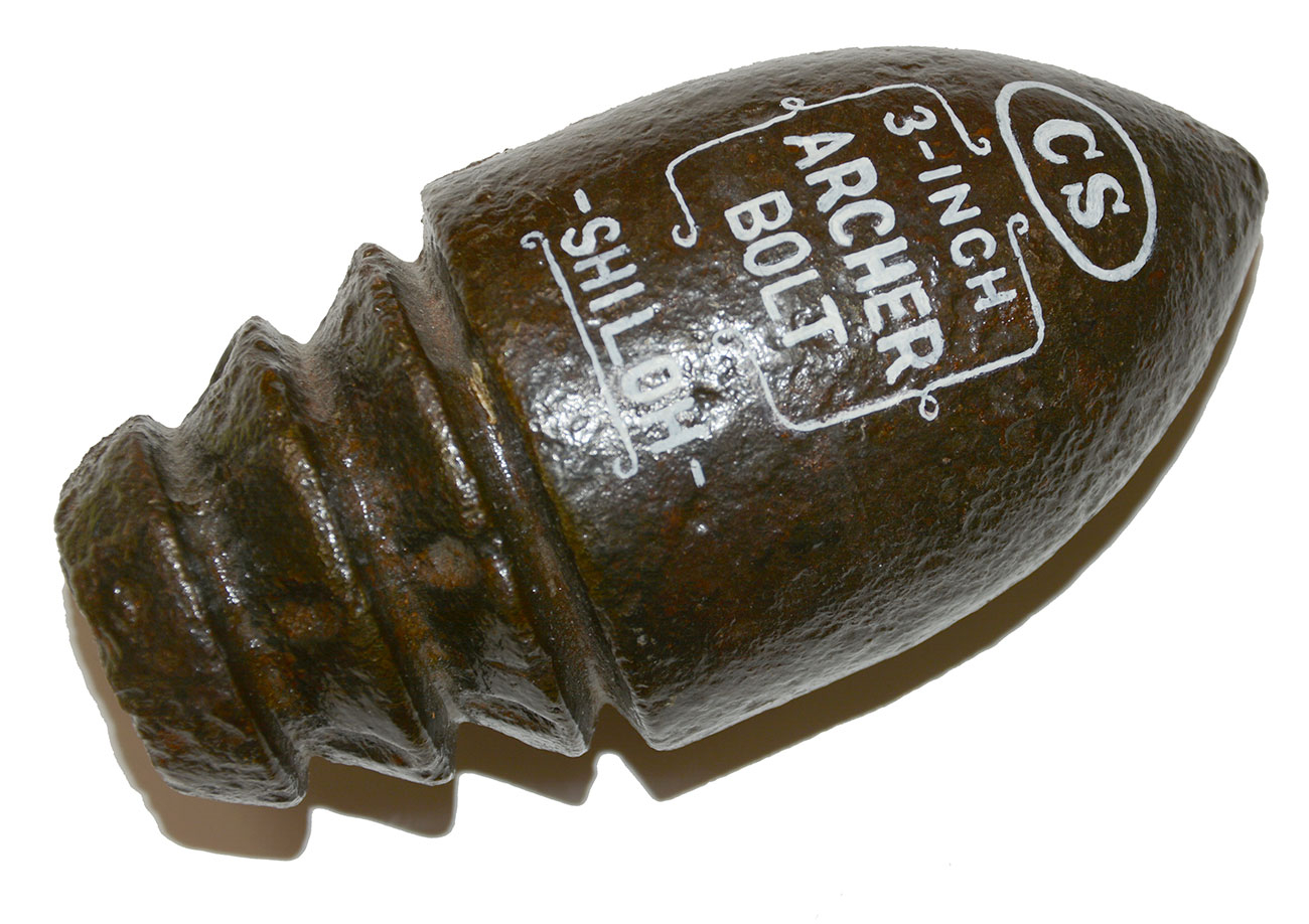 EXCAVATED CONFEDERATE 3” ARCHER BOLT - SHILOH, TN