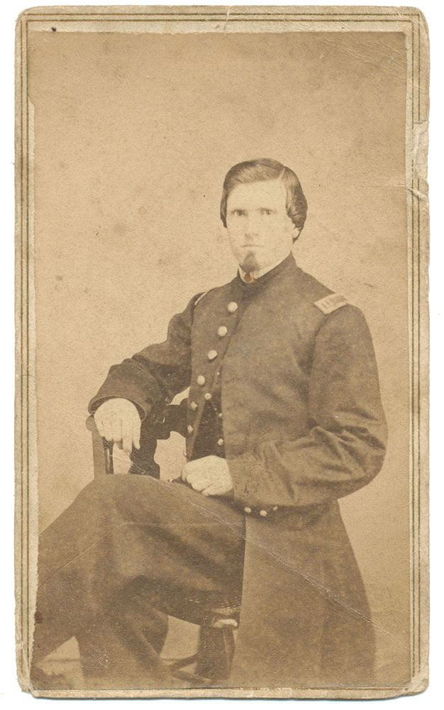 CDV OF CAPTAIN ANDREW COWAN – 3rd and 1st NY LIGHT ARTILLERY