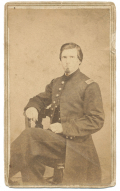 CDV OF CAPTAIN ANDREW COWAN – 3rd and 1st NY LIGHT ARTILLERY