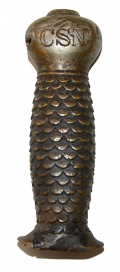 EXCAVATED CONFEDERATE NAVAL CUTLASS GRIP
