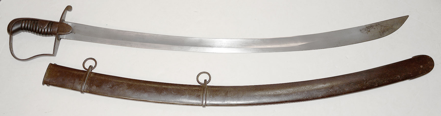 AMERICAN IMPORTED BRITISH LIGHT CAVALRY SABER DATED 1825