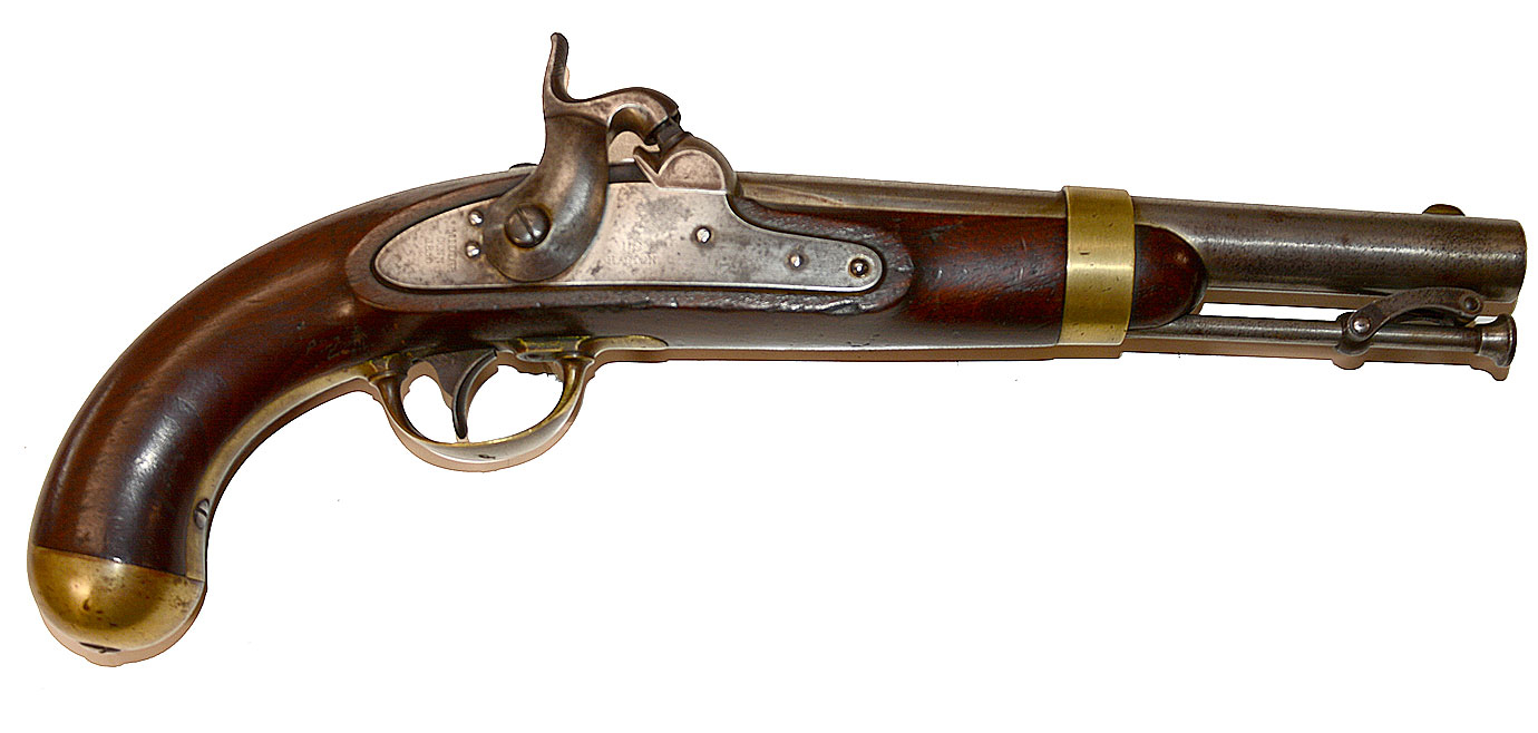 US MODEL 1842 PISTOL BY ASTON, MADE IN 1850